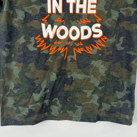 Wonder Nation Kids T Shirt Size XL 14/16 Green Camouflage Short Sleeve Round Nec - Picture 3 of 7